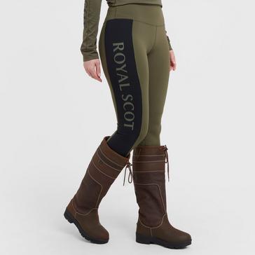 Khaki Royal Scot Women's Amelia Full Seat Riding Tights