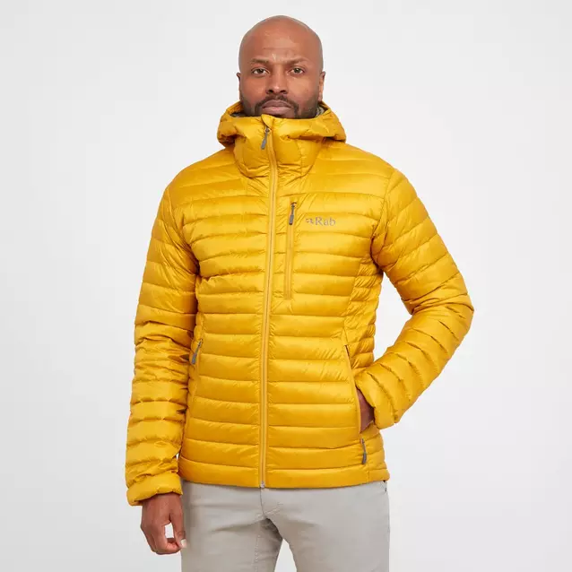 Rab yellow down jacket on sale