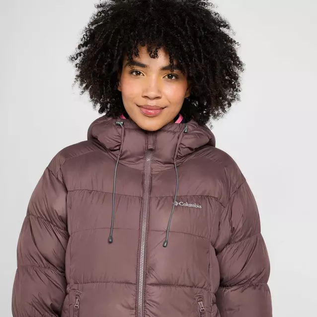 Columbia Women's Pike Lake™ Long Hooded Puffer Jacket Blacks