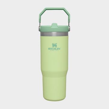 Water Bottle With Instant Stopper & Straw 0.5L - Green
