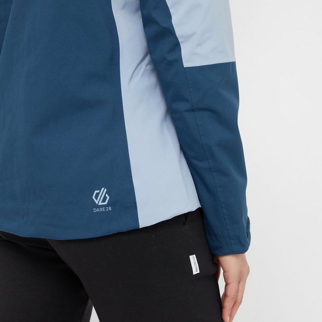 Dare 2b – Veste Imperméable Femme Mountain Series – Tissu Stretch Recyclé, Coutures Soudées, Capuche Réglable