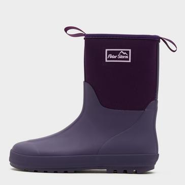 Purple Peter Storm Kids’ Neoprene Wellington Boots