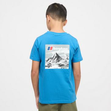 Blue Berghaus Kids’ Mountain Graphic T-Shirt