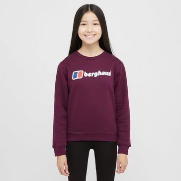 Purple Berghaus Kids’ Logo Jumper