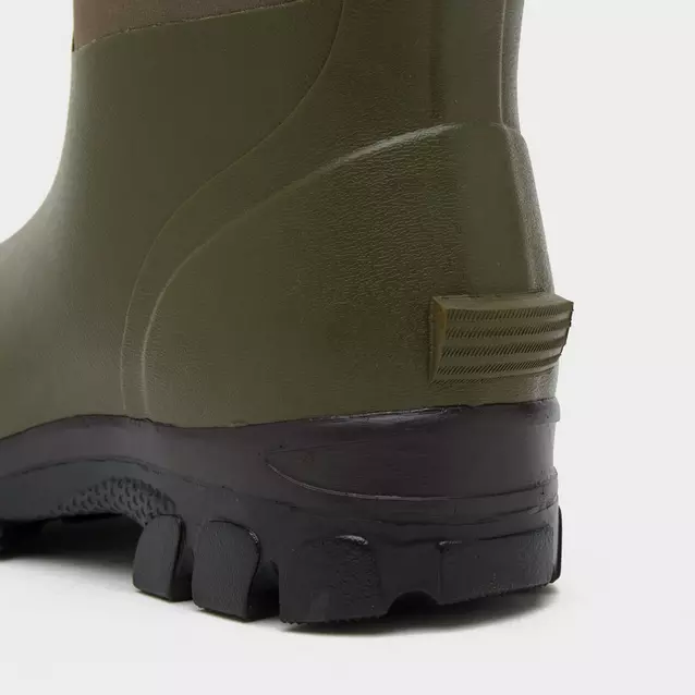 Cotswold Men's Green Rubber Wellington Boots - Side Buckle, Size UK 10 (EU 44)