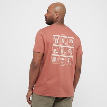 Red Columbia Men’s Rapid Ridge Graphic Tee