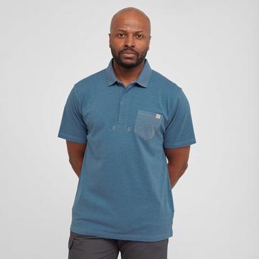 Blue One Earth Men’s Marl Polo Shirt