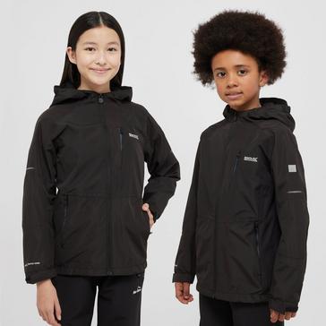 Girls black waterproof coat best sale