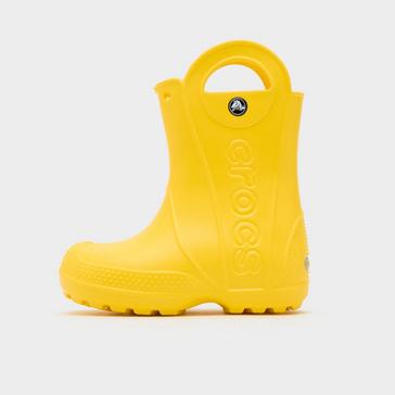 Yellow Crocs Kids’ Handle It Rain Boot