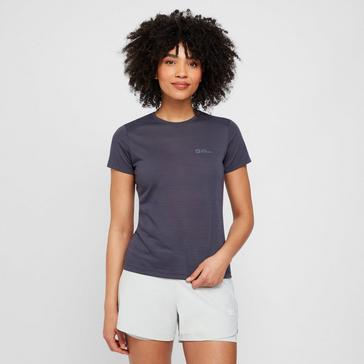 Grey Jack Wolfskin Women’s Vonnan Short Sleeve T-Shirt
