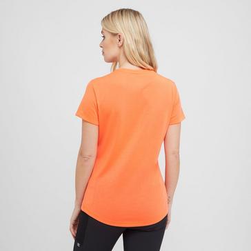 Orange Jack Wolfskin Women’s Vonnan Short Sleeve T-Shirt