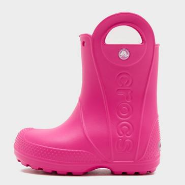 Pink Crocs Kids’ Handle It Rain Boot