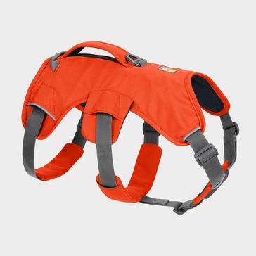 Orange Ruffwear Web Master Dog Harness With Handle Blaze Orange