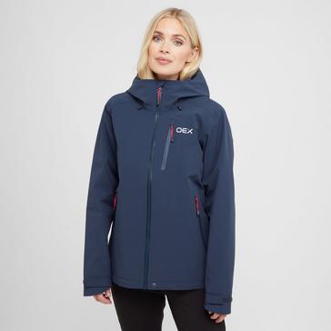 Navy OEX Women's Fortitude II Waterproof Jacket