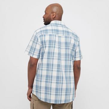 Blue Craghoppers Men's Brompton Short Sleeved Shirt