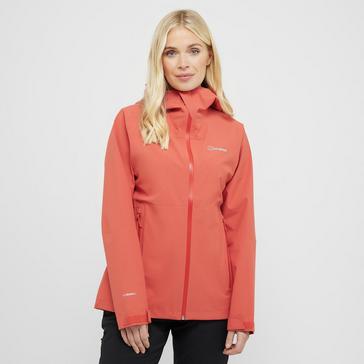 Red Berghaus Women's Boreen Stretch Waterproof Jacket