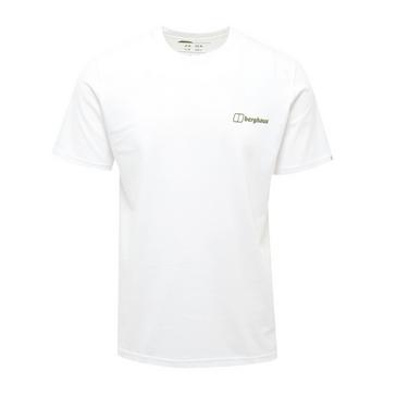 White Berghaus Men’s Erosion Tones T-Shirt