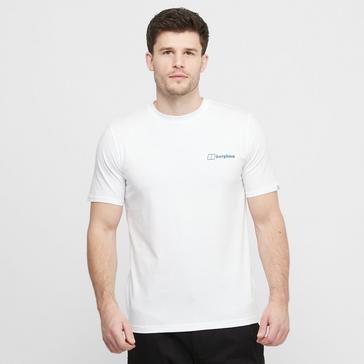 White Berghaus Men’s Symmetry Peak T-Shirt