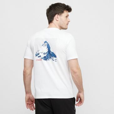 White Berghaus Men’s Symmetry Peak T-Shirt