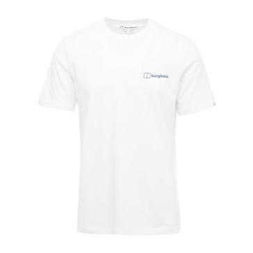 White Berghaus Men’s Symmetry Peak T-Shirt