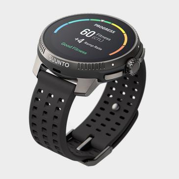 Black/Grey Suunto Race GPS Watch Titanium Charcoal