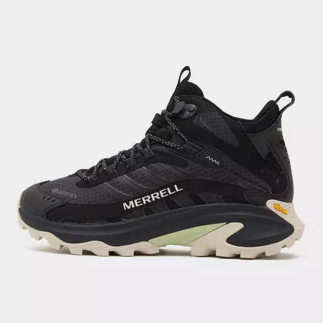 Black merrell boots womens sale
