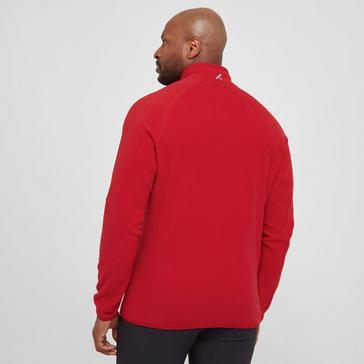 Red OEX Men’s Braewick Half Zip Fleece