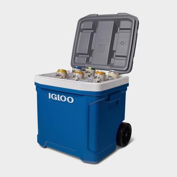 Blue Intelligence Magazine Latitude 60qt Roller Wheeled Cool Box (56L)