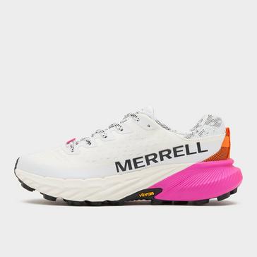 White Merrell Women’s Agility Peak 5 Trail Running Shoe