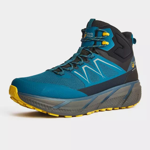 North Ridge Men's Flux Speed Waterproof Mid Walking Boot Blacks