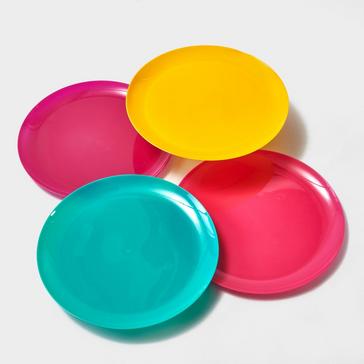 multi Eurohike 4 Piece Plate Set