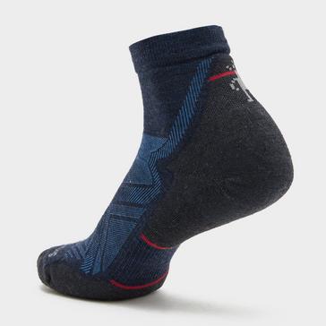 Navy Smartwool Men’s Run Targeted Ankle Socks