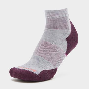 Purple Smartwool Women’s Run Targeted Ankle Socks