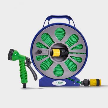 Green HI-GEAR Flat Lay Hose