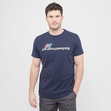 Navy Craghoppers Men’s Lucent Short Sleeved T-Shirt