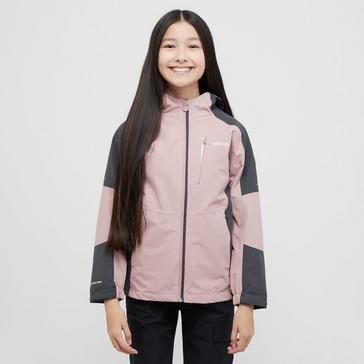 Pink Regatta Kids' Calderdale III Waterproof Jacket