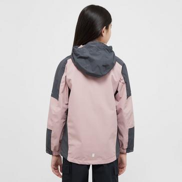 Pink Regatta Kids' Calderdale III Waterproof Jacket