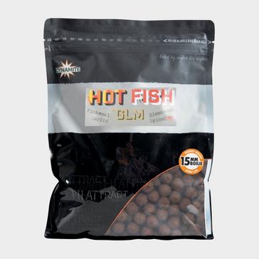 Brown Dynamite Hot Fish & GLM Boilies 15mm 1kg