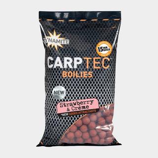 CarpTec Strawberry and Crème Boilies 15mm 900g