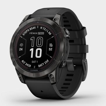 Black Garmin fenix® 7 Pro Sapphire Solar Edition