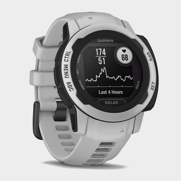 Light Grey Garmin Instinct 2S Solar Multi-Sport GPS Smartwatch