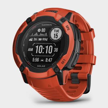 Red Garmin Instinct® 2X Solar Multi-Sport GPS Smartwatch