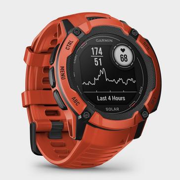 Red Garmin Instinct® 2X Solar Multi-Sport GPS Smartwatch
