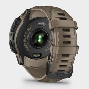 Tan Garmin Instinct® 2X Solar Tactical Edition Multi-Sport GPS Smartwatch