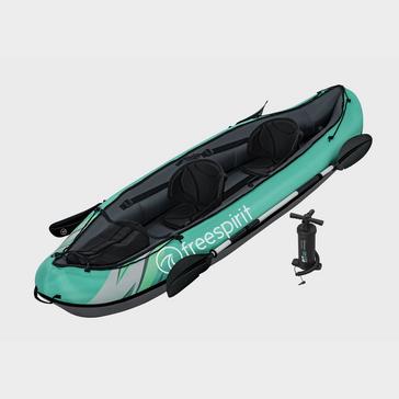 Green Hydro Force Ventura 2 Person Inflatable Kayak Set