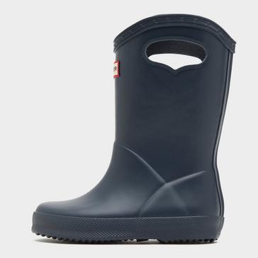 Navy Hunter Kids’ First Classic Pull-On Wellington Boots