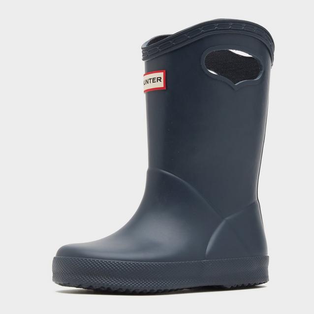 Navy deals hunter wellies