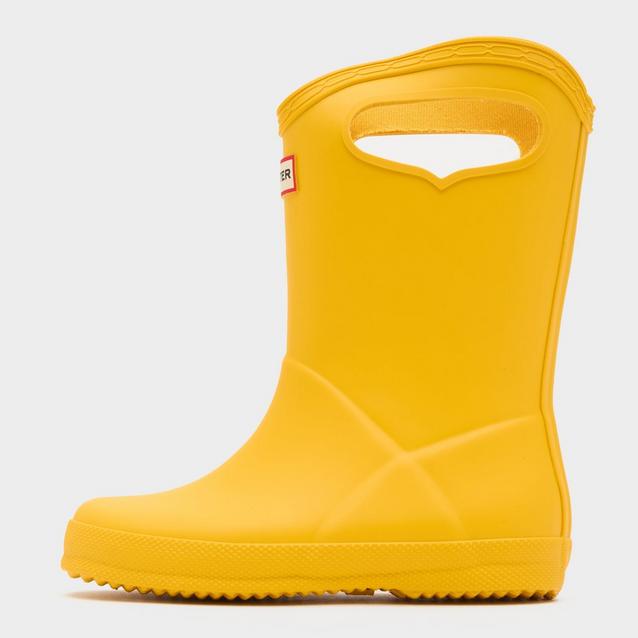 Yellow Hunter Kids’ First Classic Pull-On Wellington Boots image 1