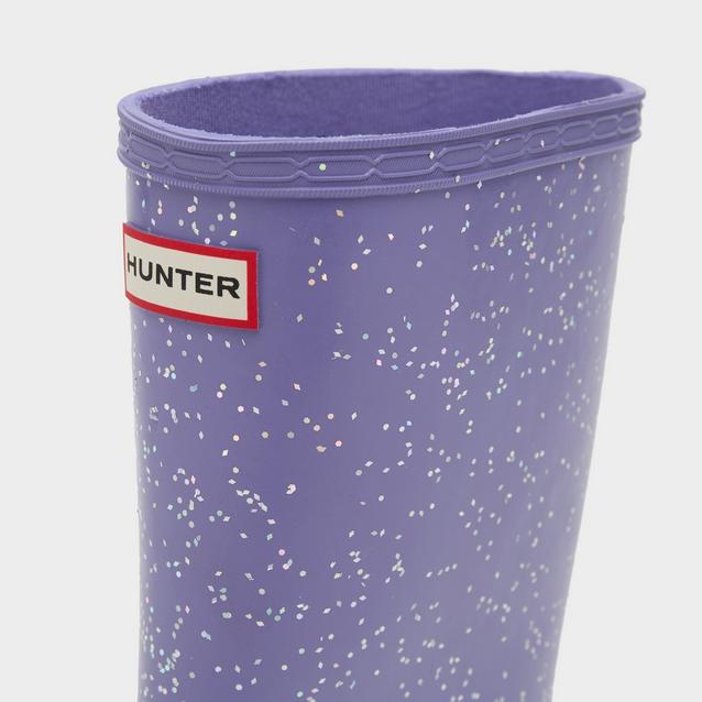 Purple glitter hot sale hunter wellies