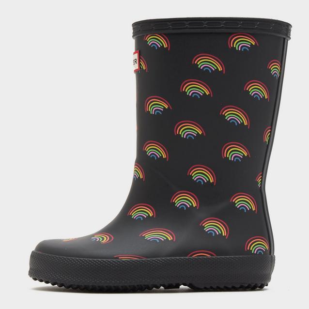 Girls black hot sale hunter wellies